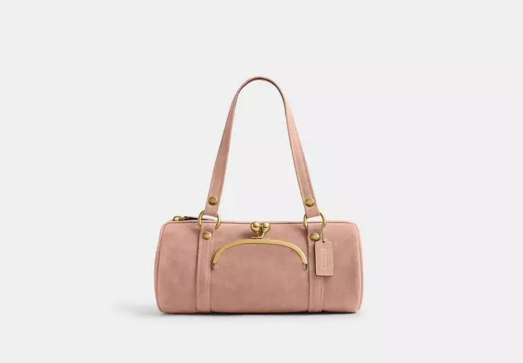 Kisslock Barrel Bag