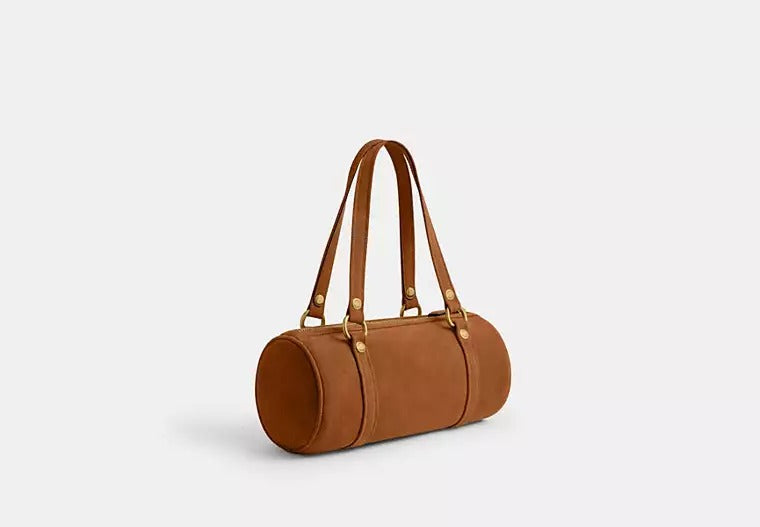 Kisslock Barrel Bag