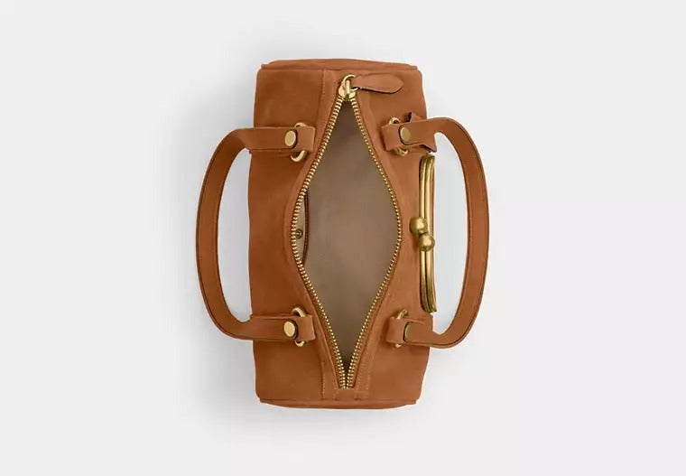 Kisslock Barrel Bag