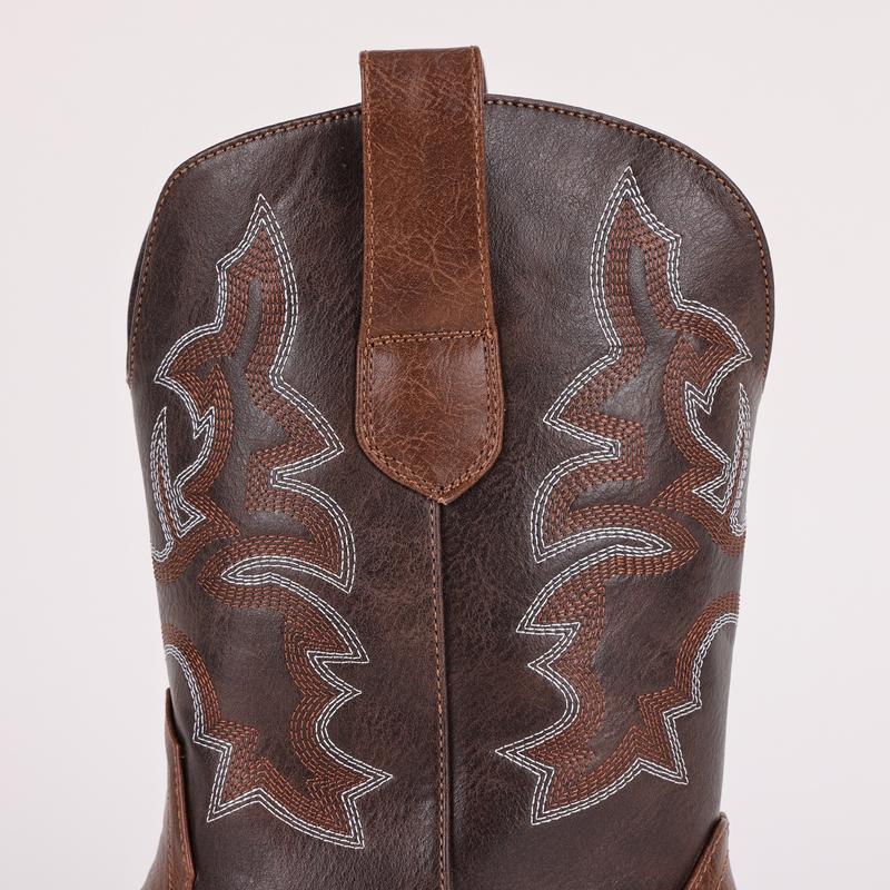Retro Classic Embroidered Cowboy Boots