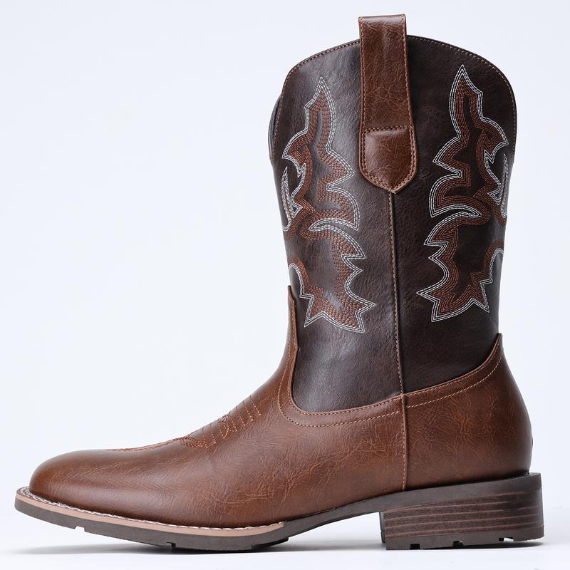 Retro Classic Embroidered Cowboy Boots