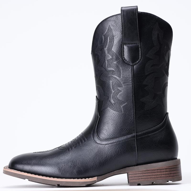 Retro Classic Embroidered Cowboy Boots