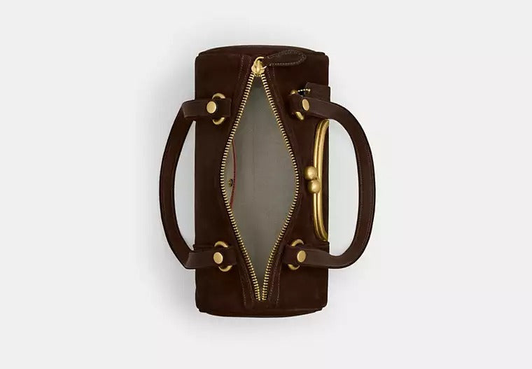 Kisslock Barrel Bag