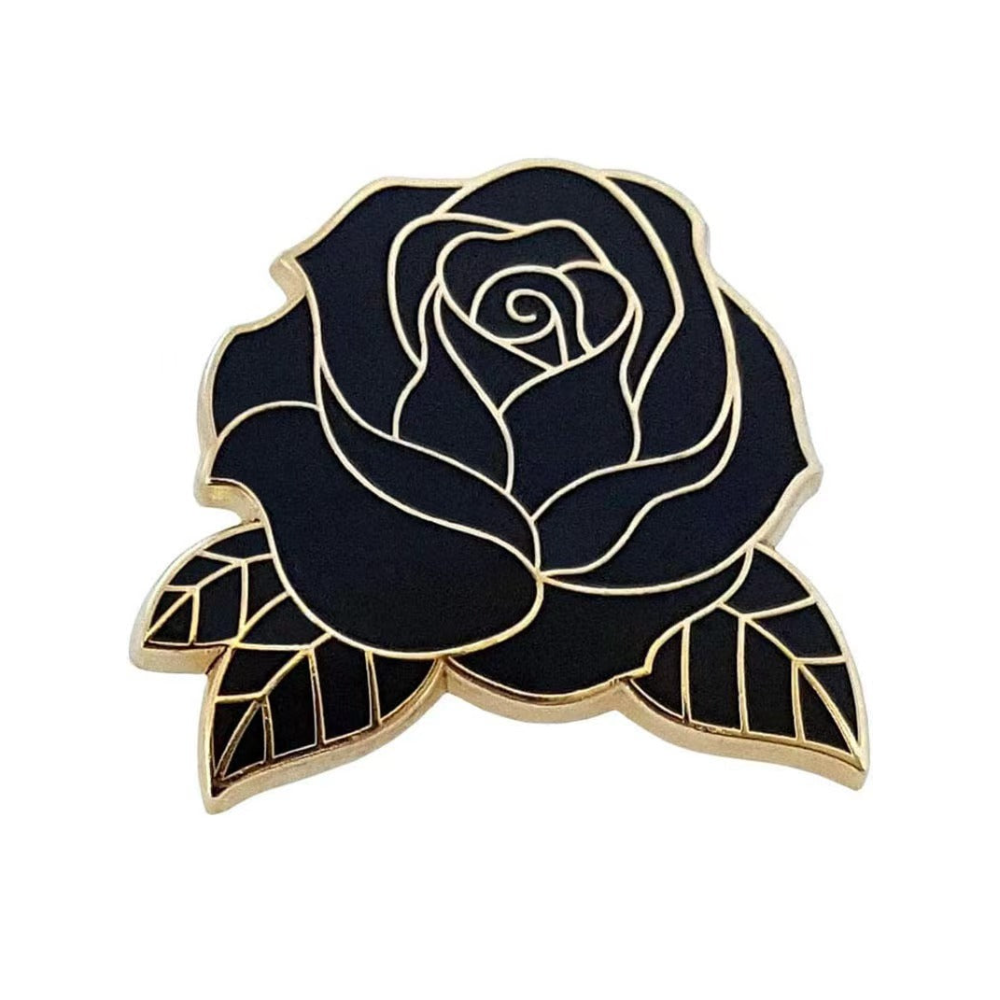 Black Rose Clip