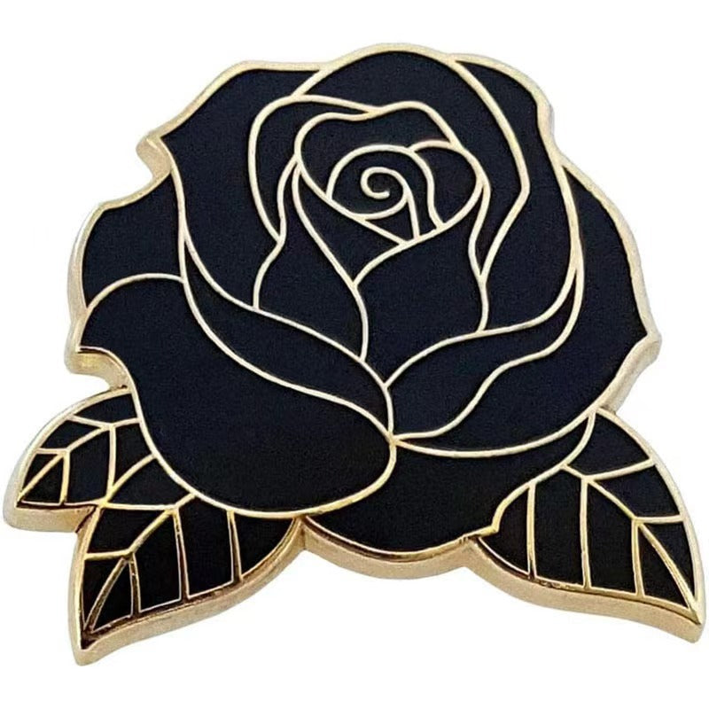 Black Rose Clip