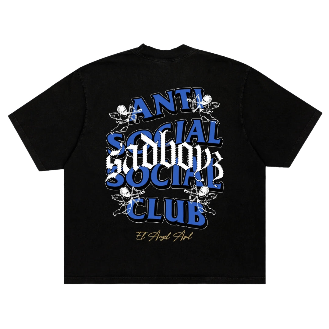 World Beat Tee-Blue