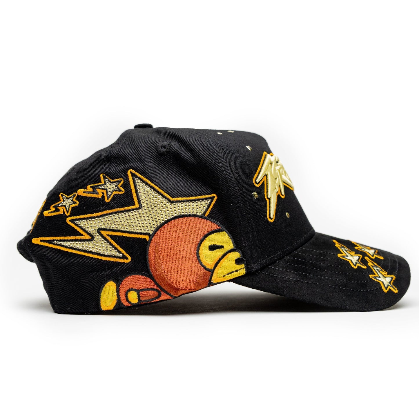 Rhinestone Golden Starry Sky